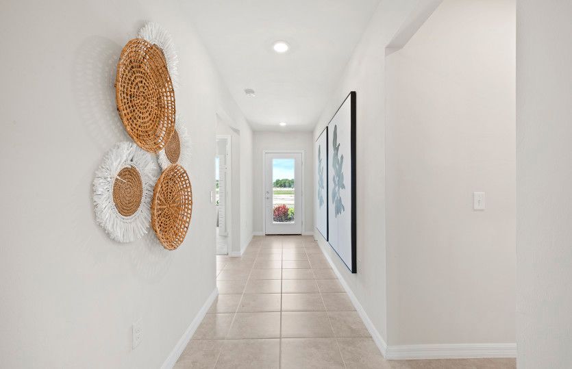 Welcoming foyer