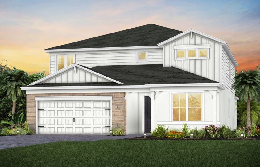 Exterior CO2 with stone detail