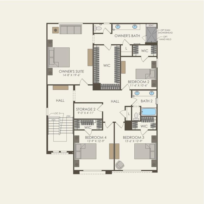 Third Floor 4 br / 2 ba
