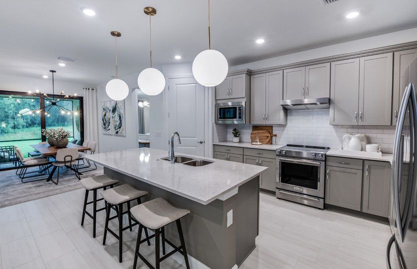 Kitchen with ample storage