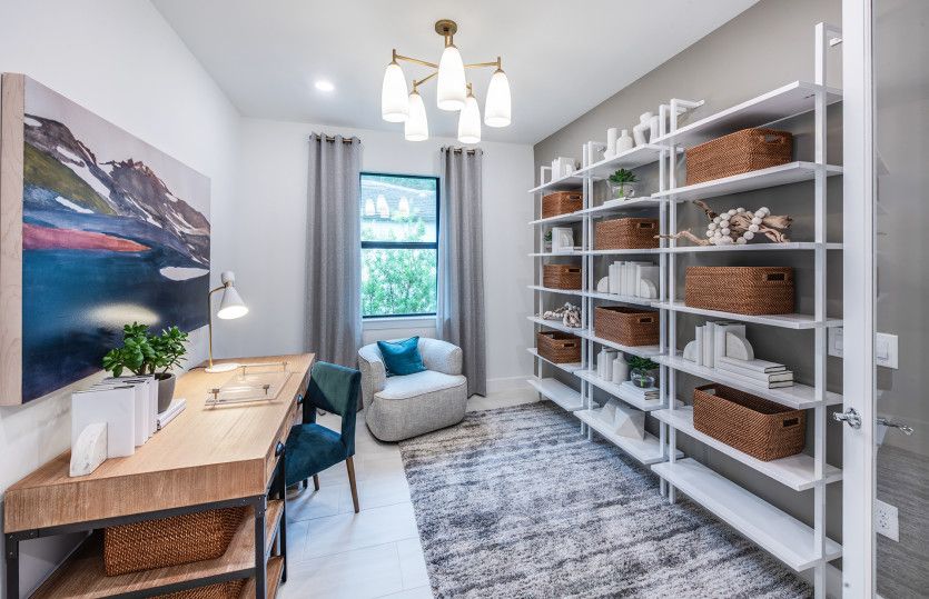 Den with optional french doors, added space to create around your needs
