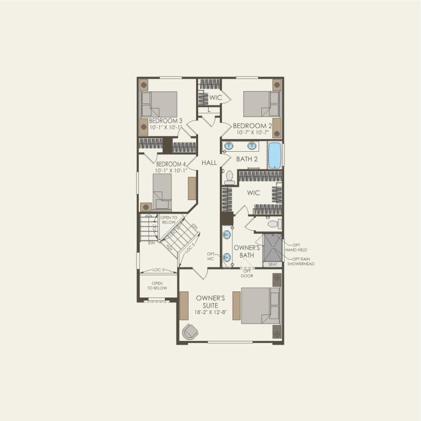 Third Floor 4 br / 2.5 ba