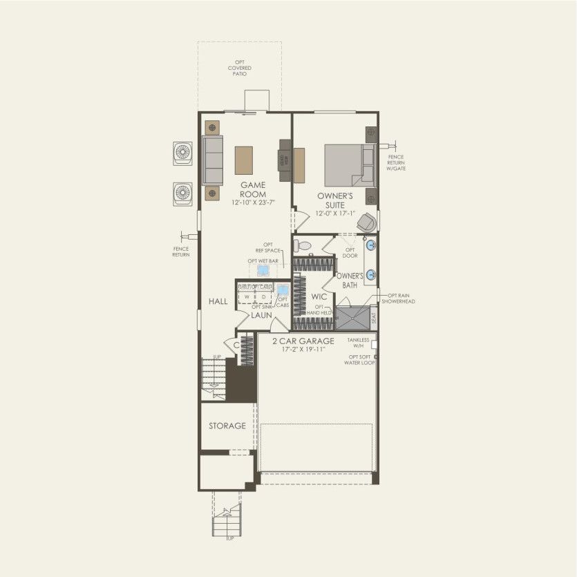 First Floor 4 br / 2 ba