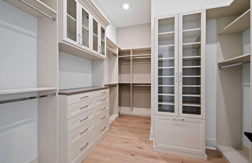 Owner's walk-in closet