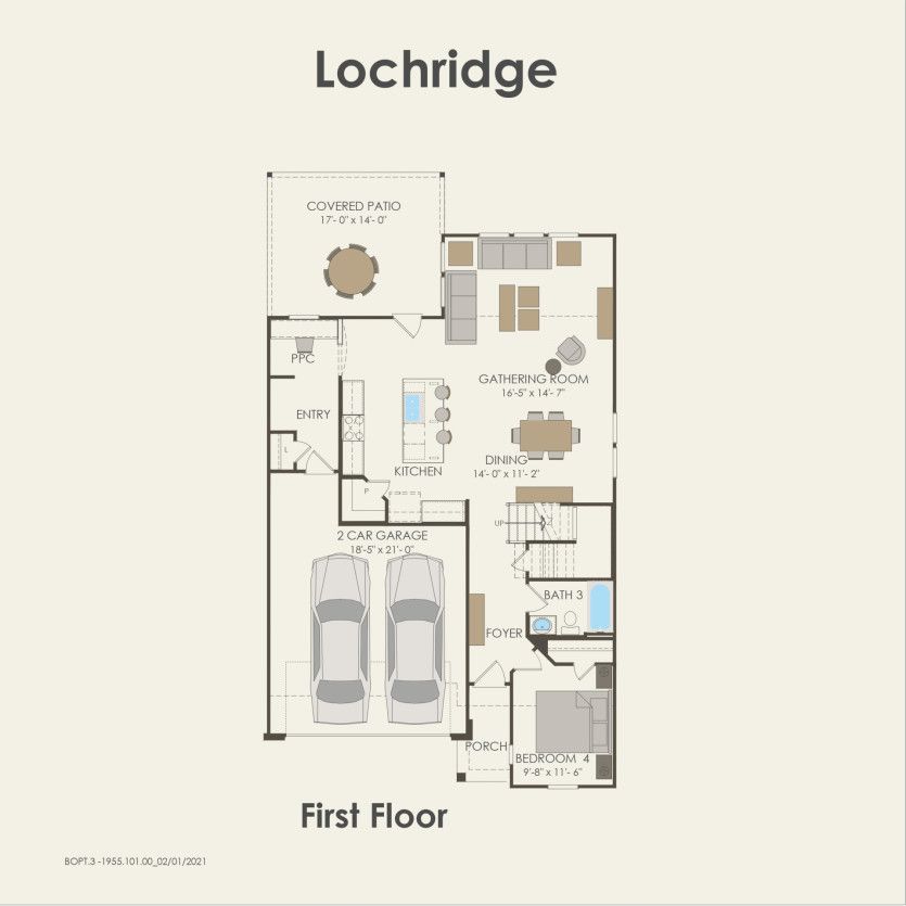 First Floor 4 br / 3 ba