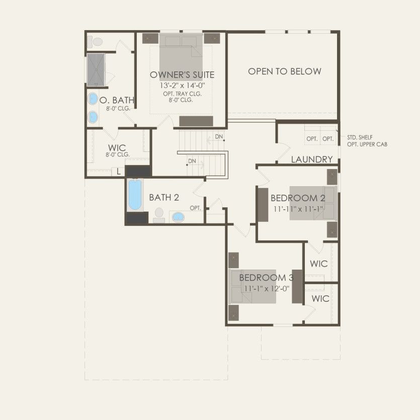 Second Floor 3 br / 2.5 ba