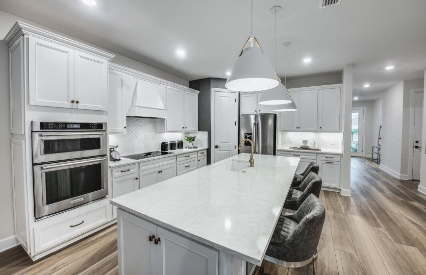 Model Representation | Chef inspired kitchen with center island