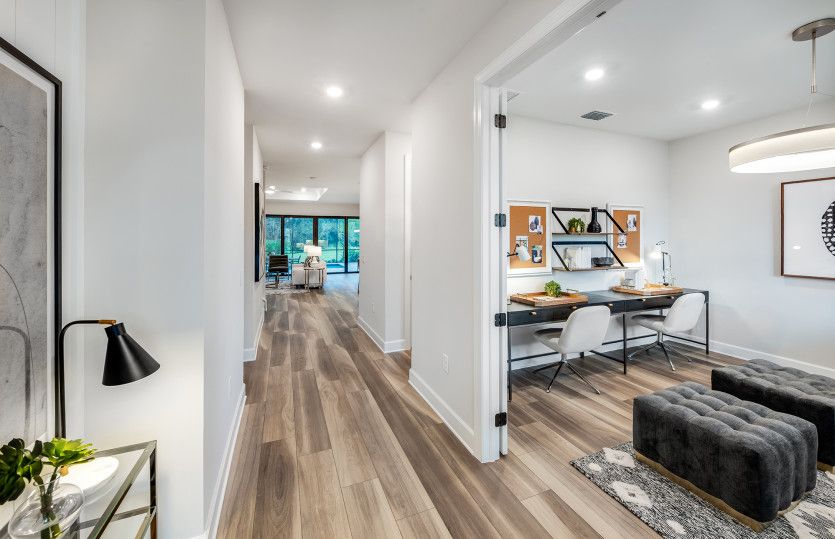 Flex room with optional doors, added space to create around your needs
