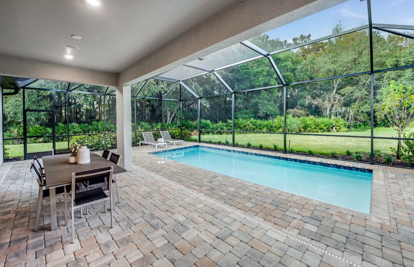 Soak up the sun in your screened-in lanai
