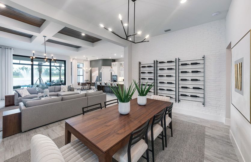 Designated dining space