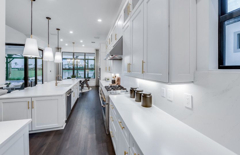 Tons of kitchen storage space