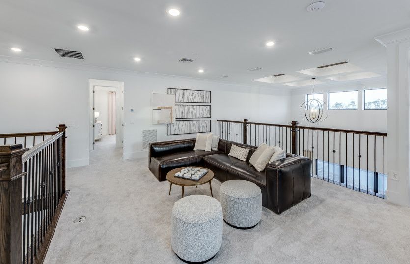 Loft space, perfect for family night