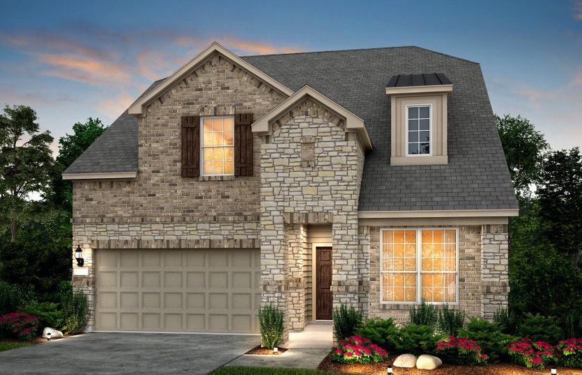 The Riverdale, a 2-story plan shown as Exterior D