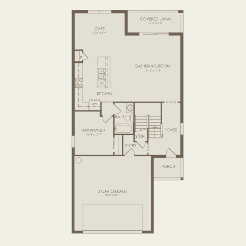 First Floor 5 br / 3 ba