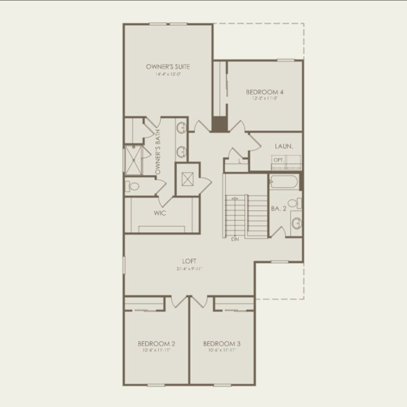 Second Floor 5 br / 3 ba