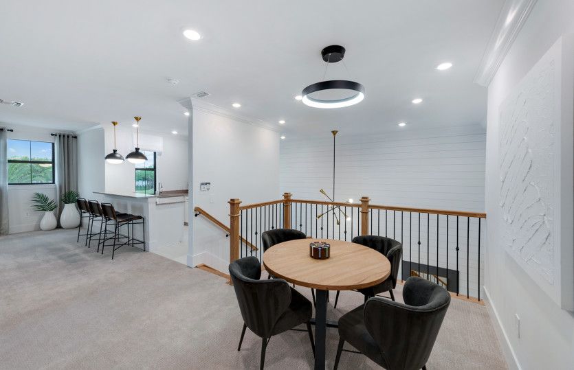 Optional loft, perfect for family game nights