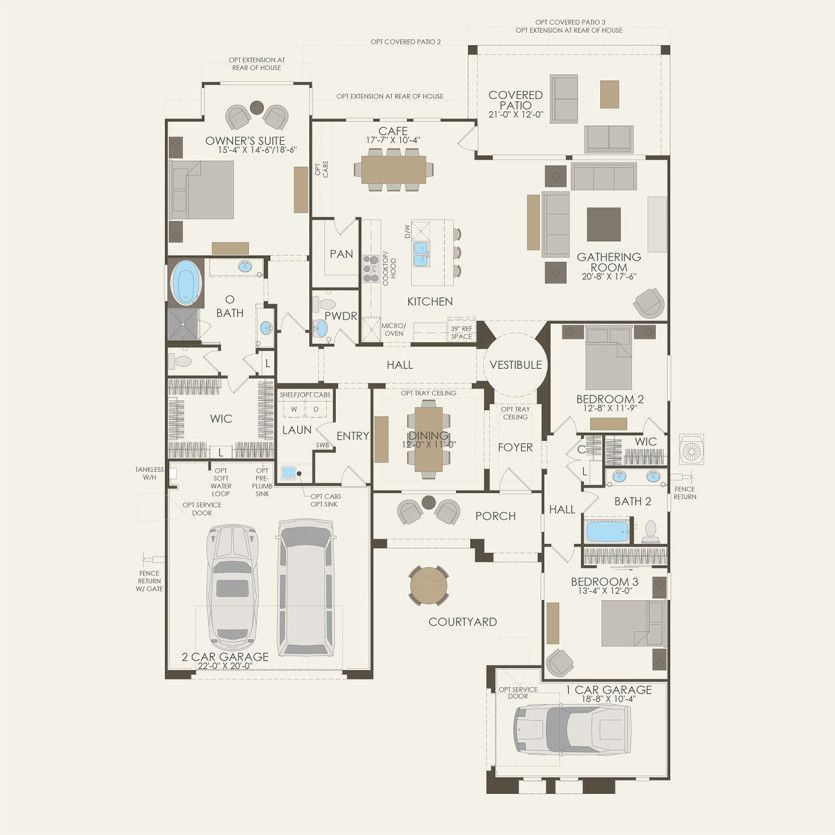 First Floor 3 br / 2.5 ba