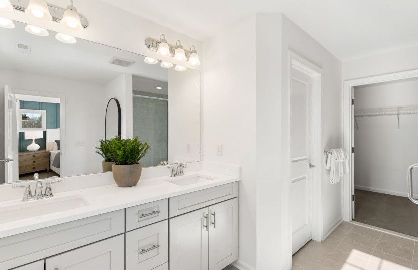Brightly Lit Owner's Bathroom