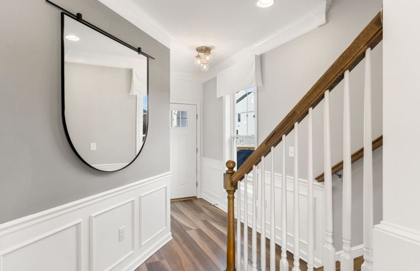 Brightly Lit Foyer