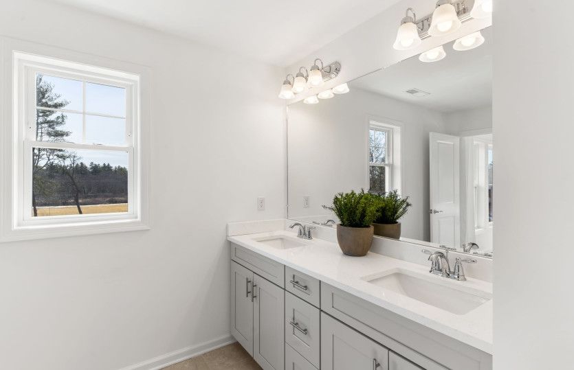 Brightly Lit Owner's Bathroom