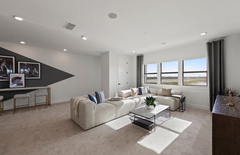 Ample natural light on 2nd floor of home