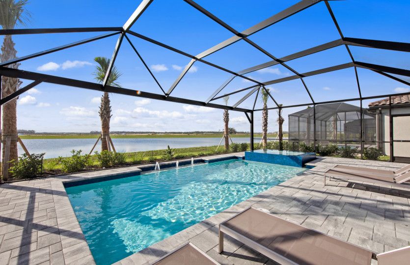 Screened-in pool
