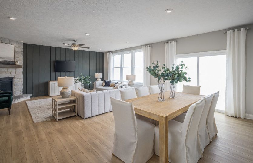 Open layout for easy living