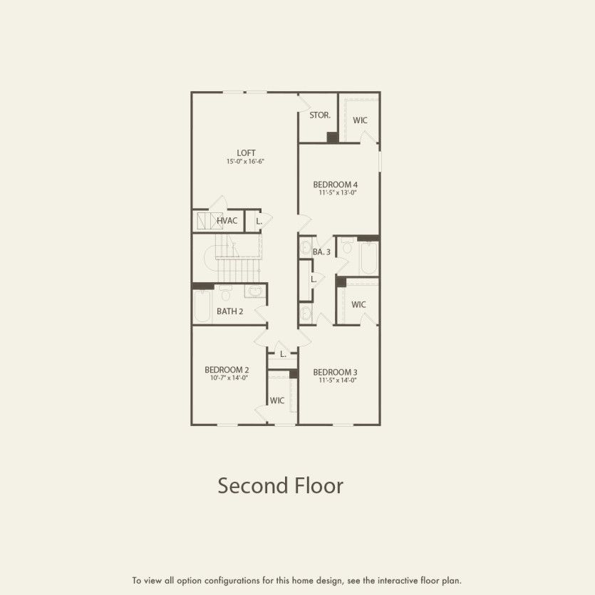 Second Floor 4 br / 3.5 ba