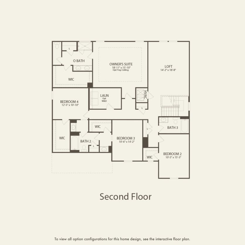 Second Floor 4 br / 3.5 ba