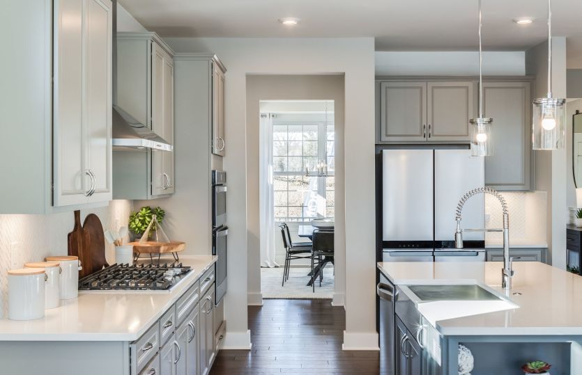 Kitchen view into Dining room