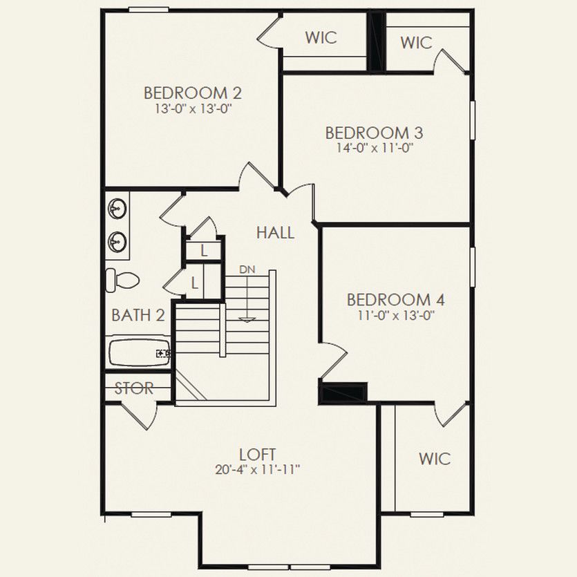 Second Floor 3 br / 2.5 ba