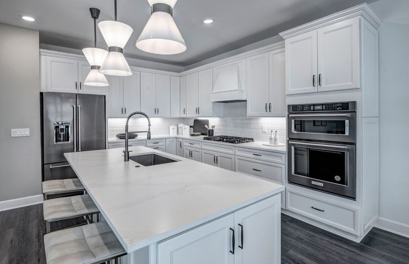 Designer Kitchen with Oversized Island