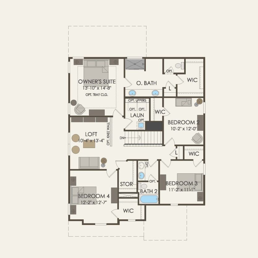 Second Floor 4 br / 2.5 ba