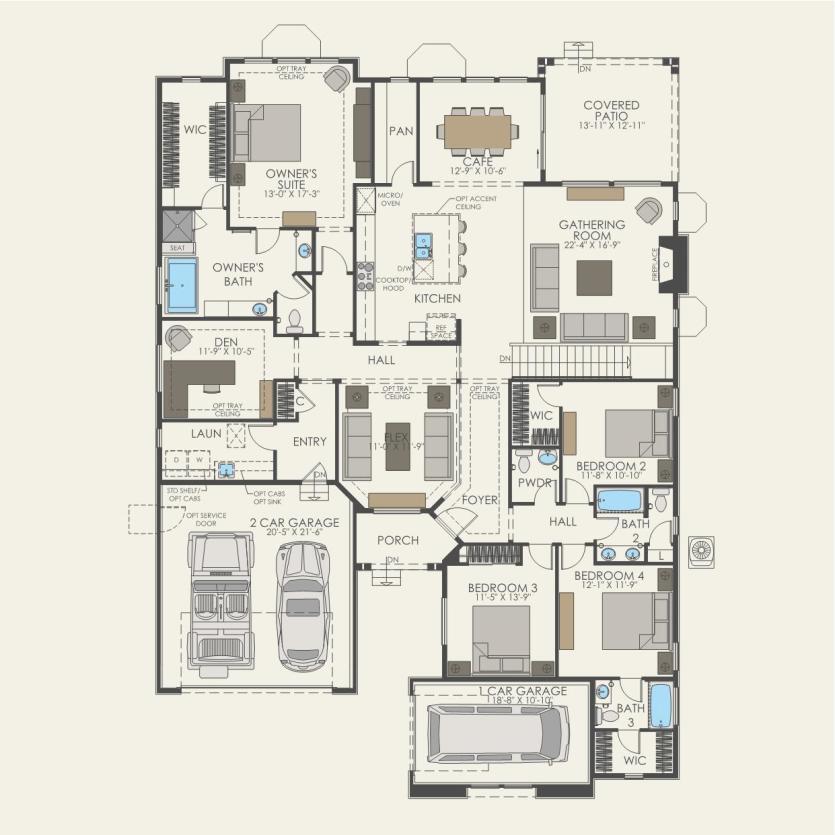 First Floor 4 br / 3.5 ba