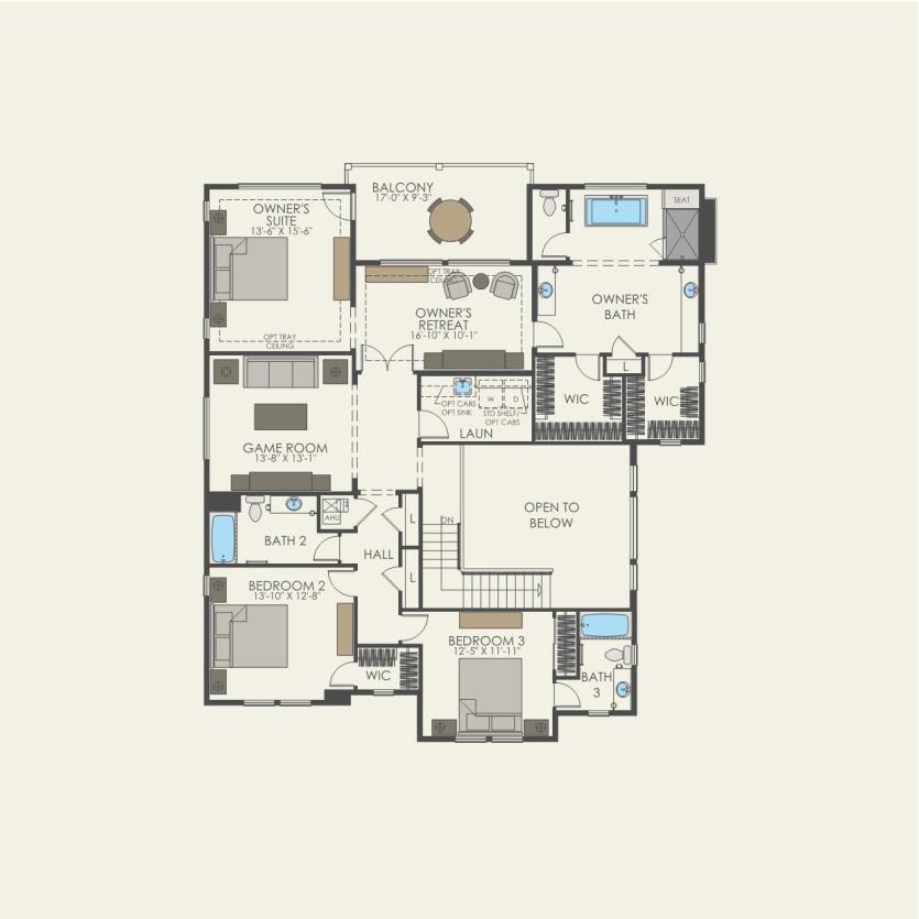 Second Floor 4 br / 4.5 ba