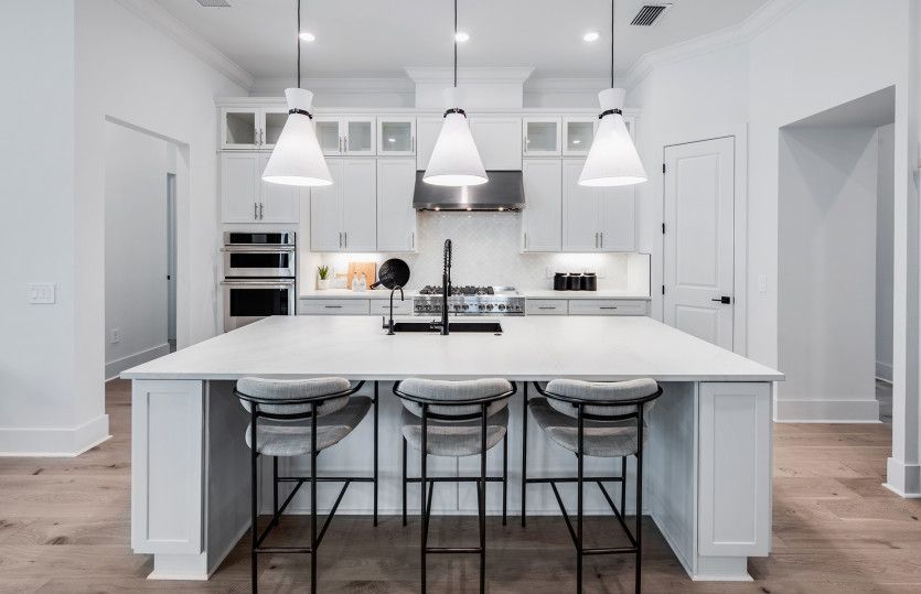 Large kitchen island