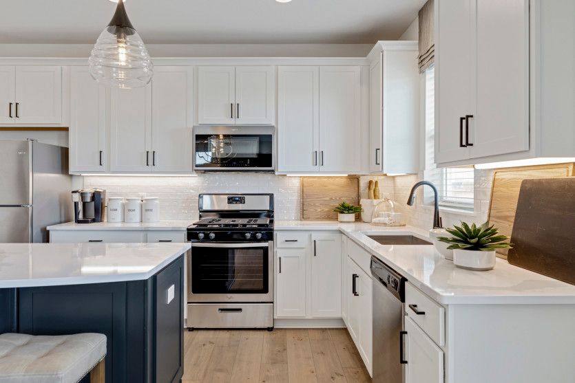 Gourmet Kitchen with Stainless Steel Appliances
