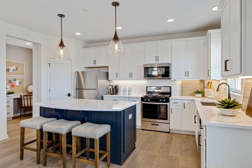 Kitchen with Large Island for Additional Seating