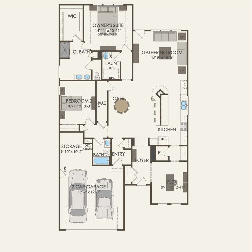 First Floor 2 br / 2 ba