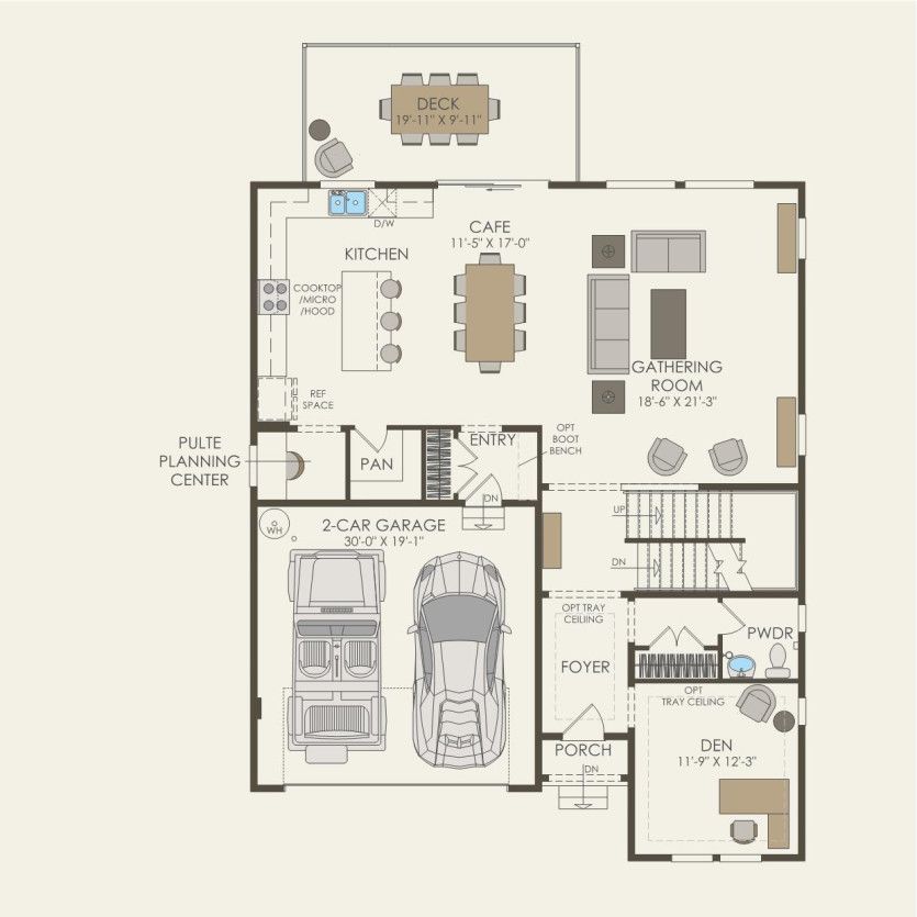 First Floor 3 br / 2.5 ba