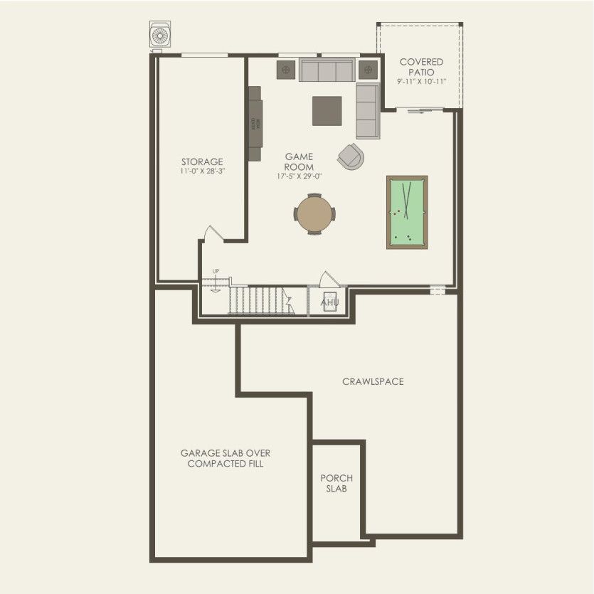Basement 3 br / 2 ba
