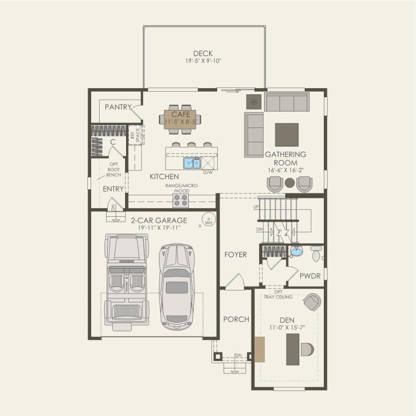 First Floor 3 br / 2.5 ba
