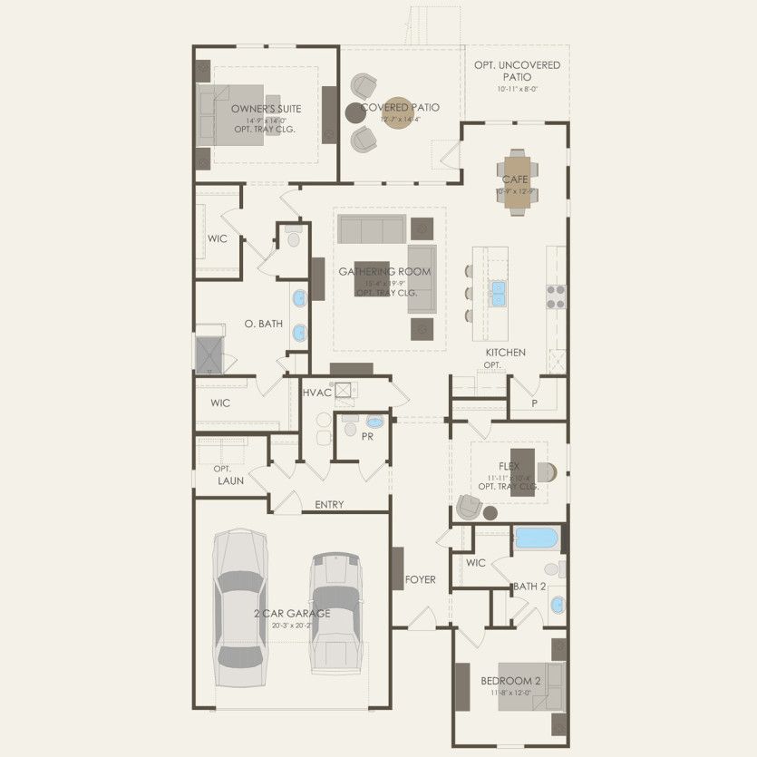 First Floor 2 br / 2 ba