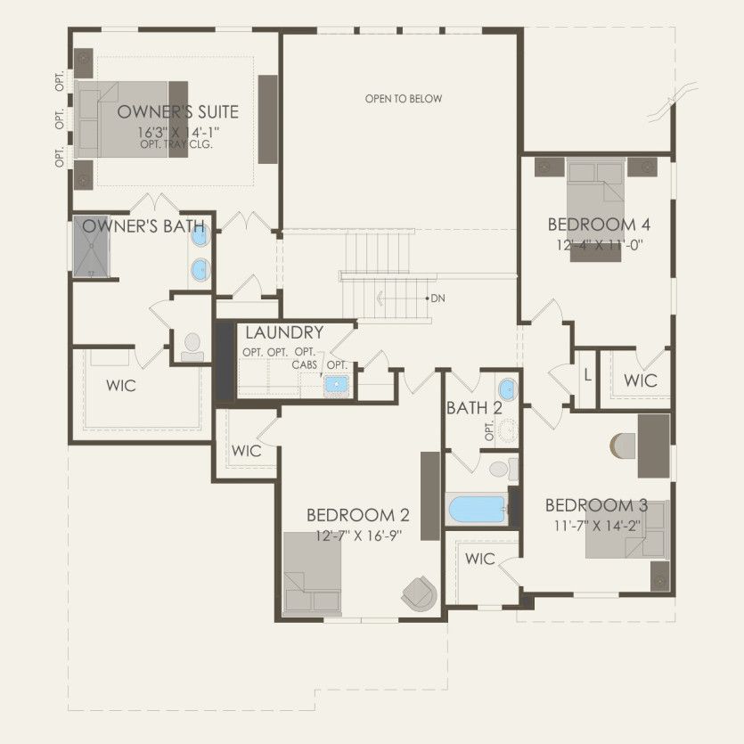 Second Floor 4 br / 2.5 ba
