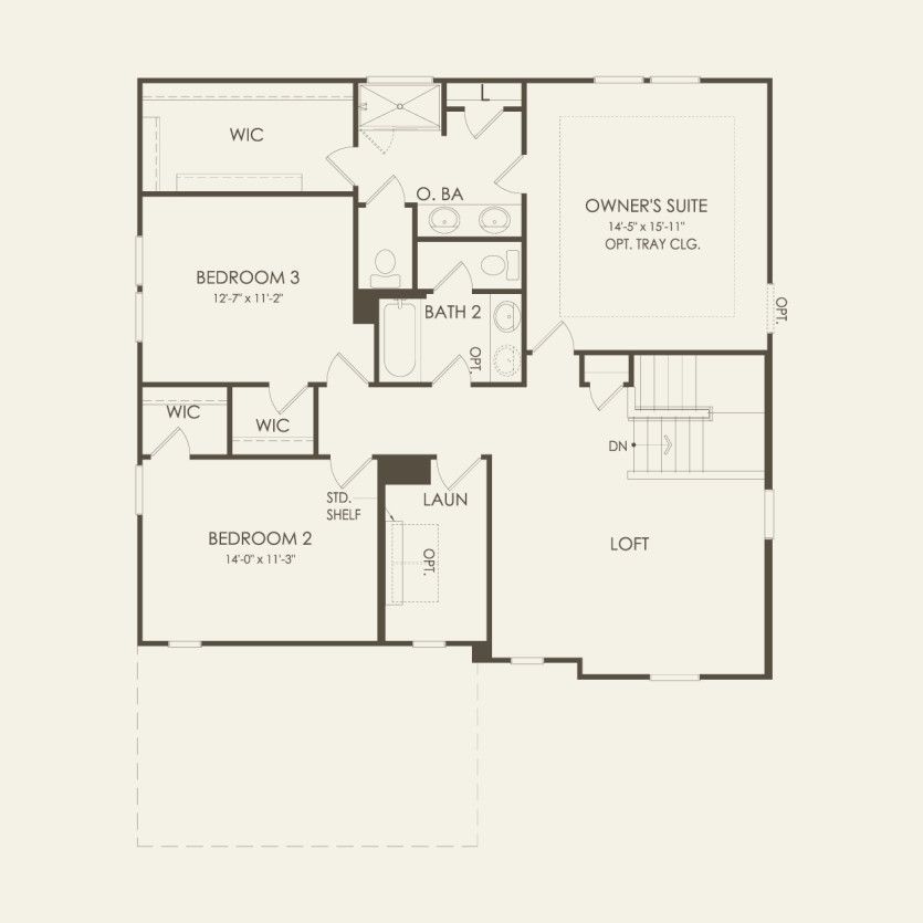 Second Floor 3 br / 2.5 ba