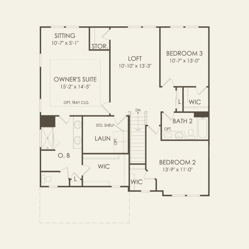 Second Floor 3 br / 2.5 ba
