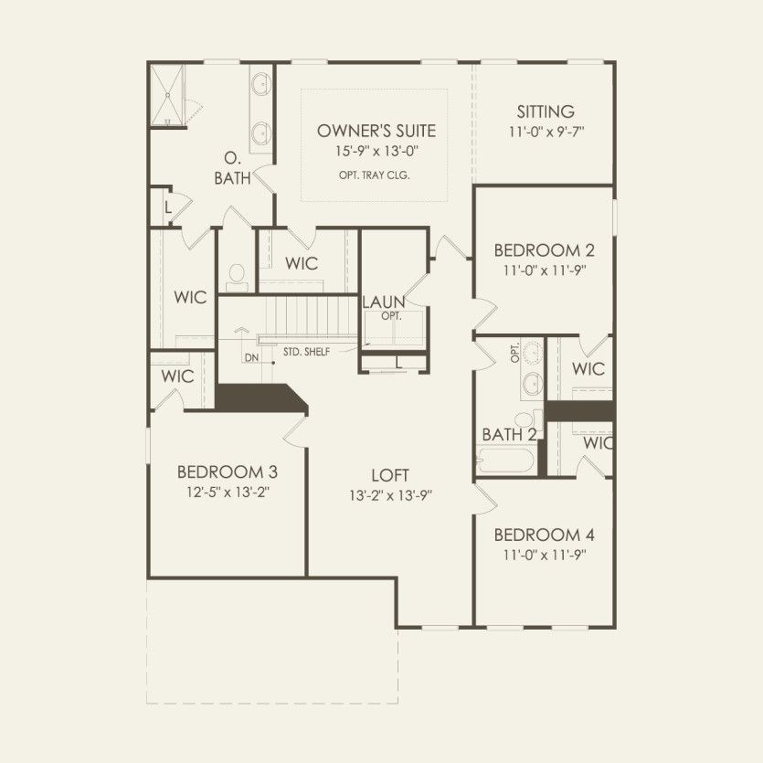 Second Floor 4 br / 2.5 ba
