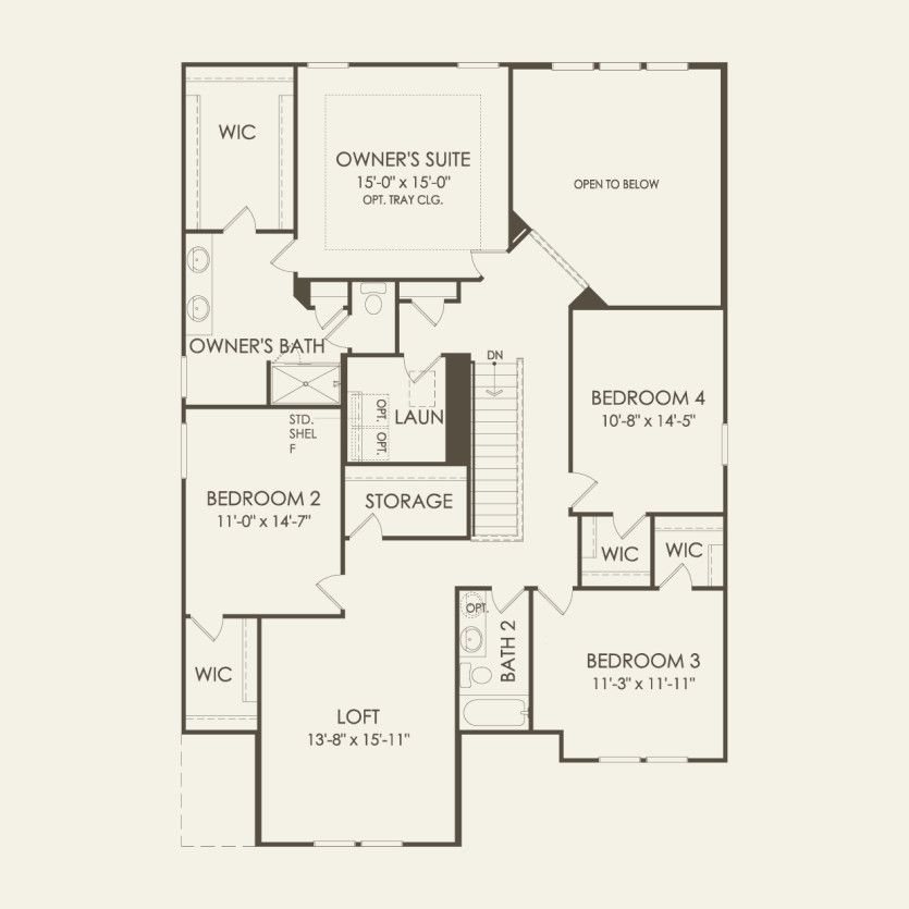 Second Floor 4 br / 2.5 ba