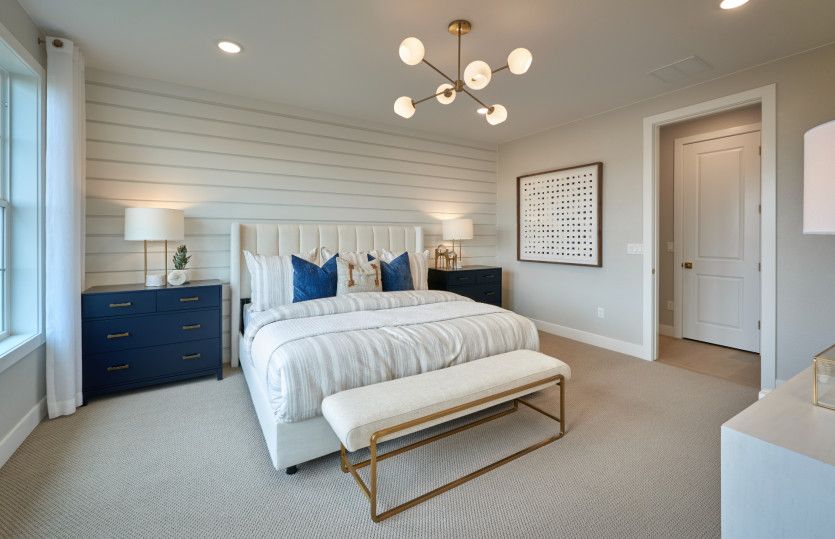 The owner's suite was designed with comfort in mind.