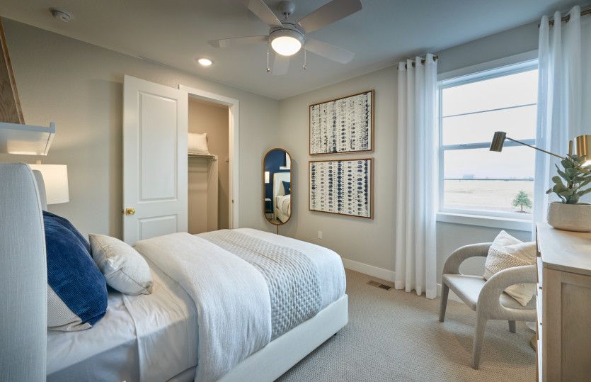 Bedroom two features a spacious closet and can be tailored to fit your needs.